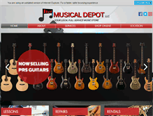 Tablet Screenshot of musicaldepot.net
